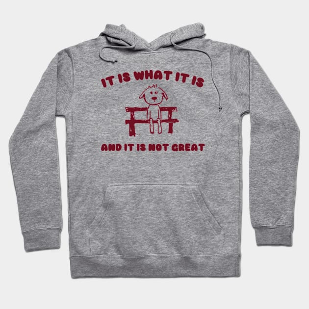 It Is What It Is And It Is Not Great Sweatshirt, Mental Health Sweatshirt, Funny Sweatshirt Women, Meme Sweatshirt, Dog Shirt, Gag Tee Hoodie by Y2KERA